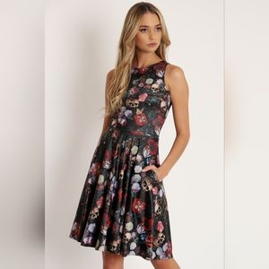 Blackmilk Clothing L Garden of the Ancient Dead Princess Longline Dress